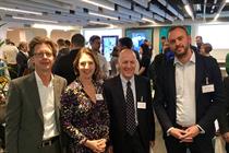 Stefan Lameire, Cadi Jones, William Eccleshare, and Justin Cochrane, Clear Channel UK CEO
