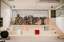 Dept office with 'DEPT' name in large highlighted lettering