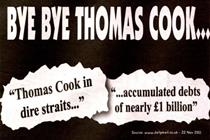Ryanair: 'bye bye Thomas Cook' campaign
