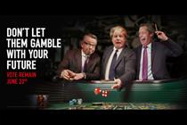 Britain Stronger In Europe ad featuring Gove, Johnson and Farage