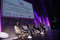 Panellists discuss the importance of relationships in events at Event360 today (Julian Dodd)