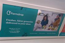 The Farmdrop ad containing bacon, eggs and butter that was rejected by TfL