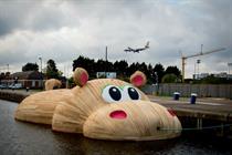 HippopoThames swam up the river to Nine Elms