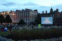 One of Haagen-Dazs film experiences at Hampton Court Palace