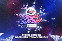 Jingle Bell Ball flyer with location and date information 