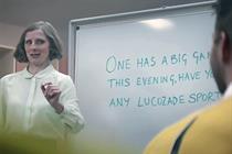 Lucozade Sport: TV spot shows players trying to flout the 'Lucozade ban'