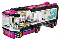 The Lego Friends Pop Stars tour bus will stop off at numerous locations between June and September