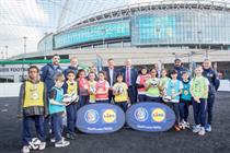 Lidl: sponsoring FA coaching sessions for children