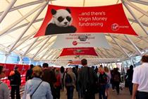 RPM is behind Virgin Money's brand experience at the Virgin Money London Marathon expo at Excel London