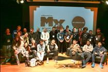 Participants took to the Roundhouse with mentors Muzi and Example (@NandosUK)