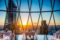 Searcys at The Gherkin is home to London’s highest private members club
