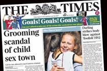 The Times: combined readership is up despite a drop in its print audience