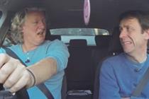 Two of the Comedy Store Players in the TomTom comedy car