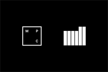 Images of  MPC Advertising and The Mill's logos in white on a black background
