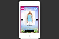 Very.co.uk: the online retailer has launched weather-targeted ads