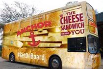 The Anchor Cheddar bus tour has been created by the brand and agency Why Not