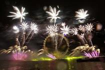 Vodafone's multi-sensory fireworks display in London 2013/14