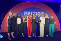 WeAre8, whose investors include Clare Balding (in white), win at British Media Awards