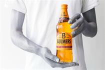 Bulmers will strip the entire venue of colour, excluding its bottles