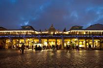 The festival will support Covent Garden's Christmas lights switch on 