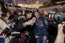 Fans were able to meet Ricciardo in Westfield London