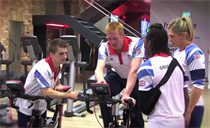 Team GB athletes test out Fitness First's latest gym equipment