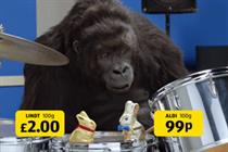 The gorilla returns, but not for Cadbury 