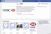 HSBC's social media profile