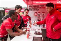 Brand ambassadors gave advice on Maxinutrition's products