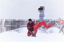 Nike's Snow Day: US footballer Carli Lloyd goes in for the kill