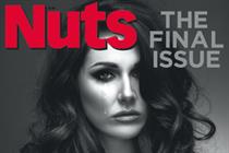 The last issue of Nuts hit newsstands on 29 April