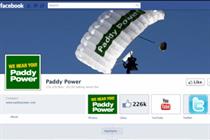 Paddy Power: launches Faecbook betting app