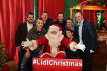 Santa made an appearance at the Lidl activation