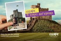 VisitBritain: 'Escape the everyday' campaign ran earlier this year 