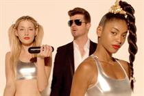 Controversy: Robin Thicke's 'Blurred Lines' music video in 2013