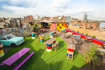 Outdoor venues: Queen of Hoxton's rooftop event space in London