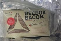 Reebok: sending packages of bacon to US athletes