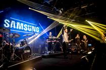 Samsung and Vodafone joined forces for the exclusive gig