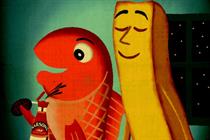 Sarson's: new fish and chips characters enjoying a splash of vinegar