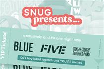 Snug presents event flyer 