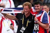 Prince Harry and Dave Henson