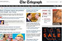 Telegraph traffic rises 30% to record 72m monthly browsers
