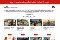 YouTube: runs Greatest Ad poll