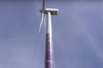 Acciona trials solar modules to power wind turbine