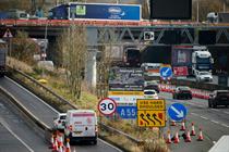 Roadworks on M6 in Knutsford. Image: Christopher Furlong/Getty