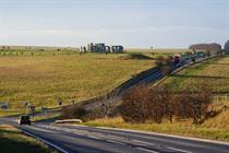 The A303 near Stonehenge - image: geograph / Peter Trimming (CC BY-SA 2.0)