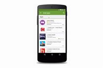 Google Play will pilot sponsored search on app store.