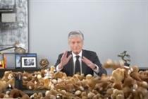 Publicis Groupe CEO Maurice Lévy adrift in teddy bears. 
