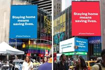Reddit co-founder buys NYC billboards urging people to stay home