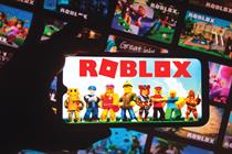 Roblox app title screen